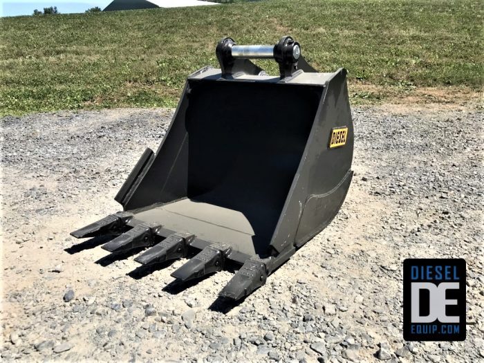 24" HD Tooth Bucket for 50CL Excavator with 45mm pins