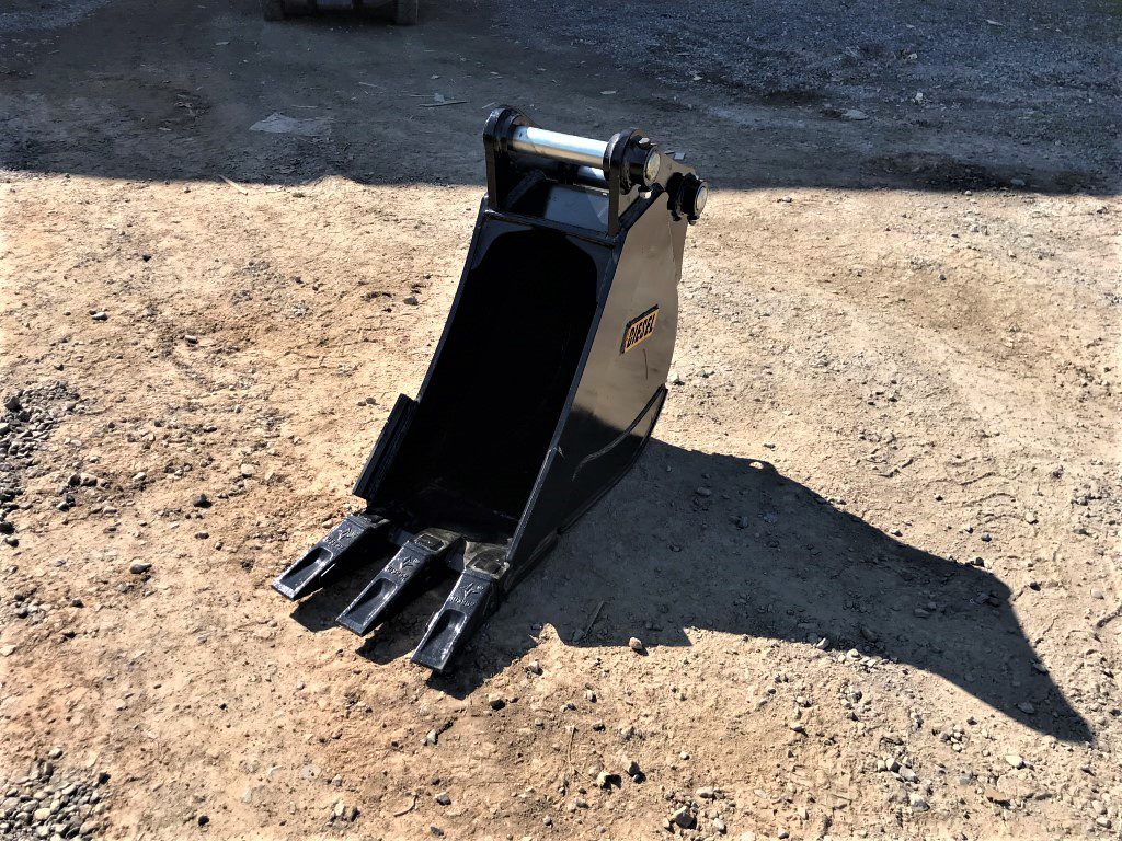 14'' HD Tooth Bucket for 80CL Excavator with 50mm pins - Image 2