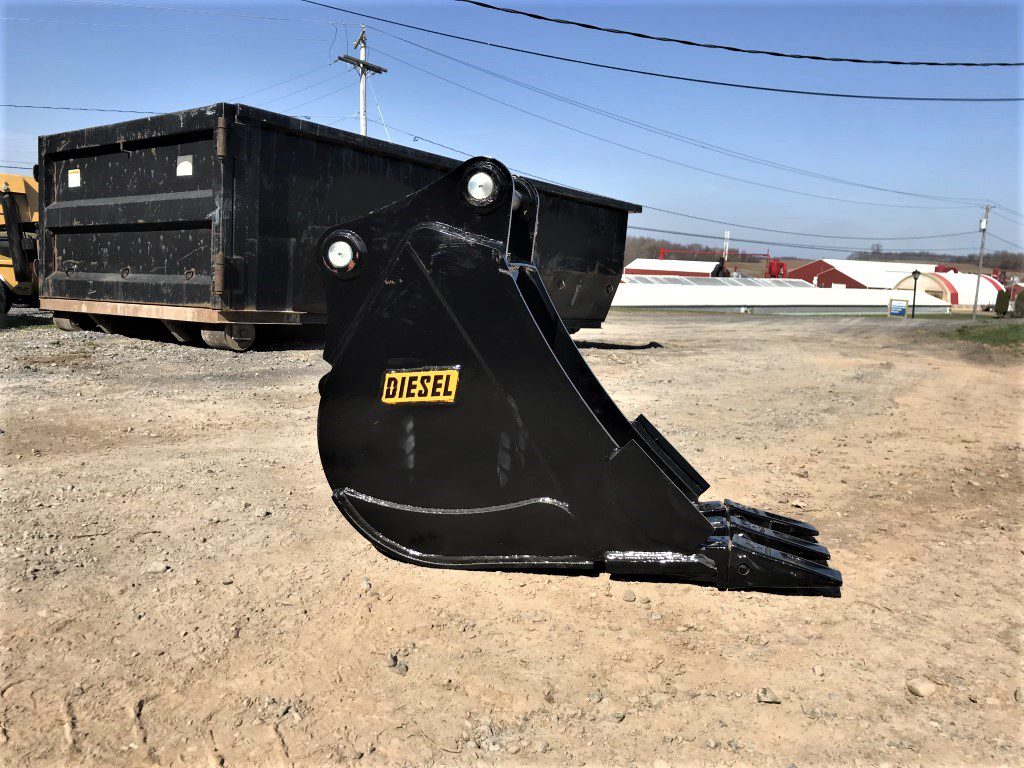 14'' HD Tooth Bucket for 80CL Excavator with 50mm pins - Image 8