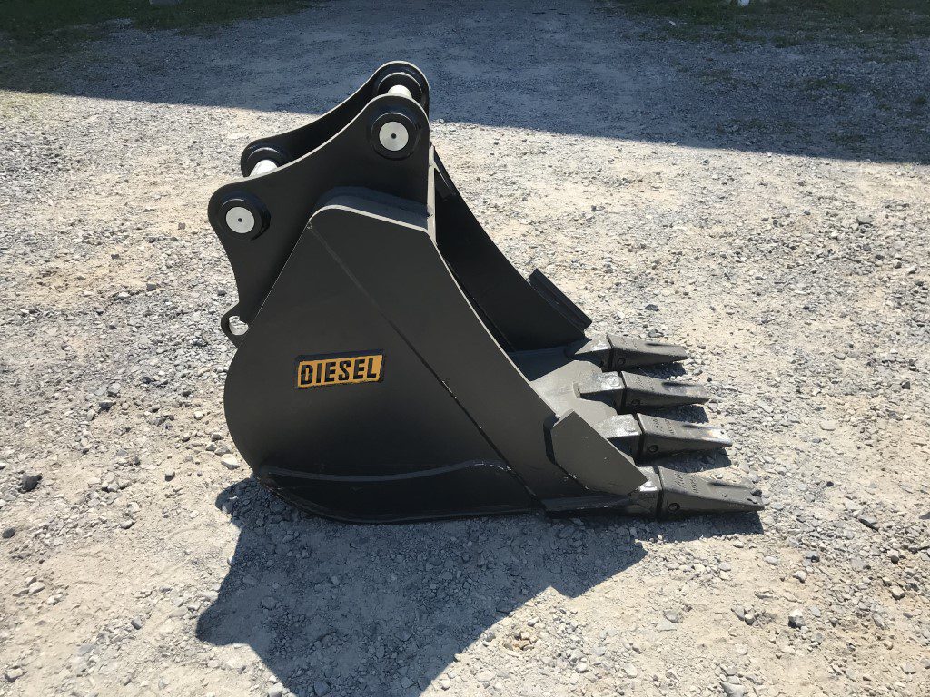 24'' HD Tooth Bucket for 80CL Excavator with 50mm pins - Image 6