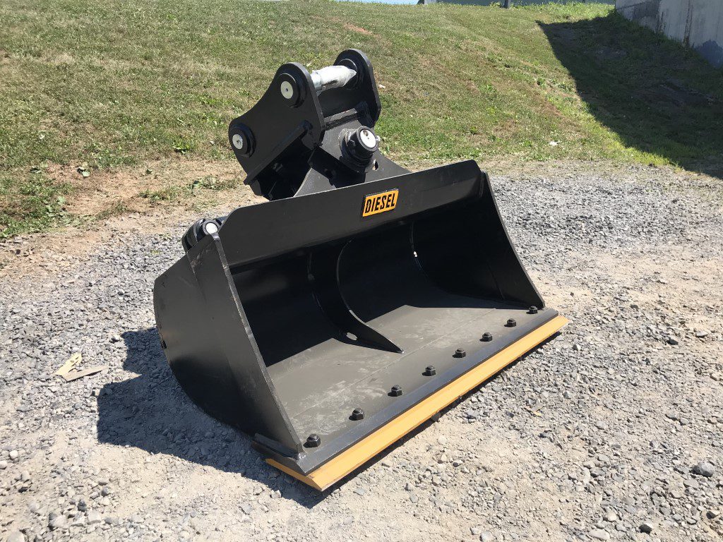 48'' Tilt Ditch Bucket BOCE for 80CL Excavator with 50mm pins - Image 8