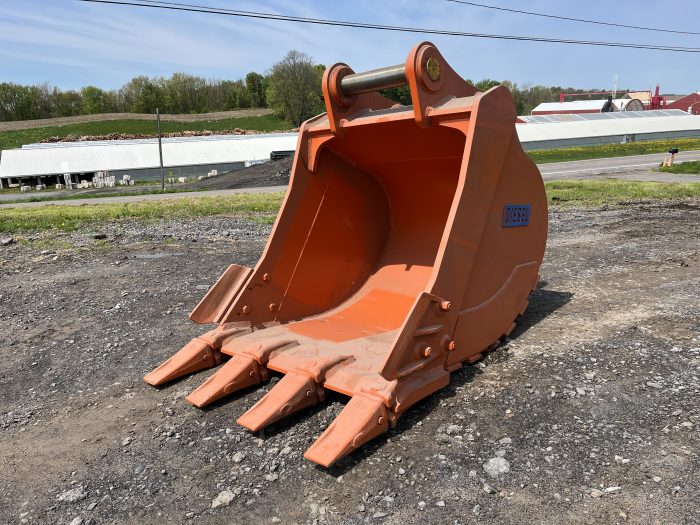 48'' HD Tooth Bucket for ZX350 Excavator with 100mm pins