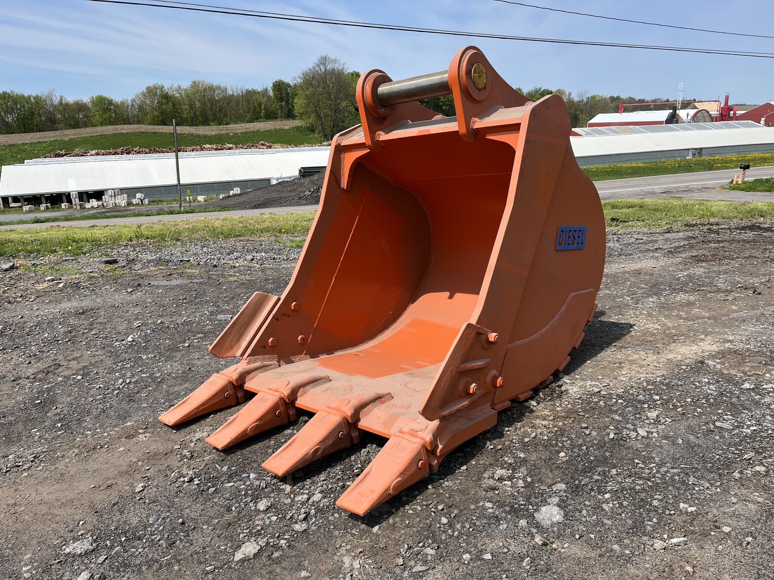 48'' HD Tooth Bucket for ZX350 Excavator with 100mm pins