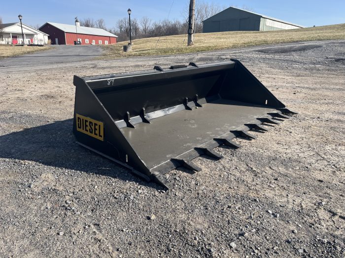 84" Heavy Duty Skid Steer Tooth Bucket
