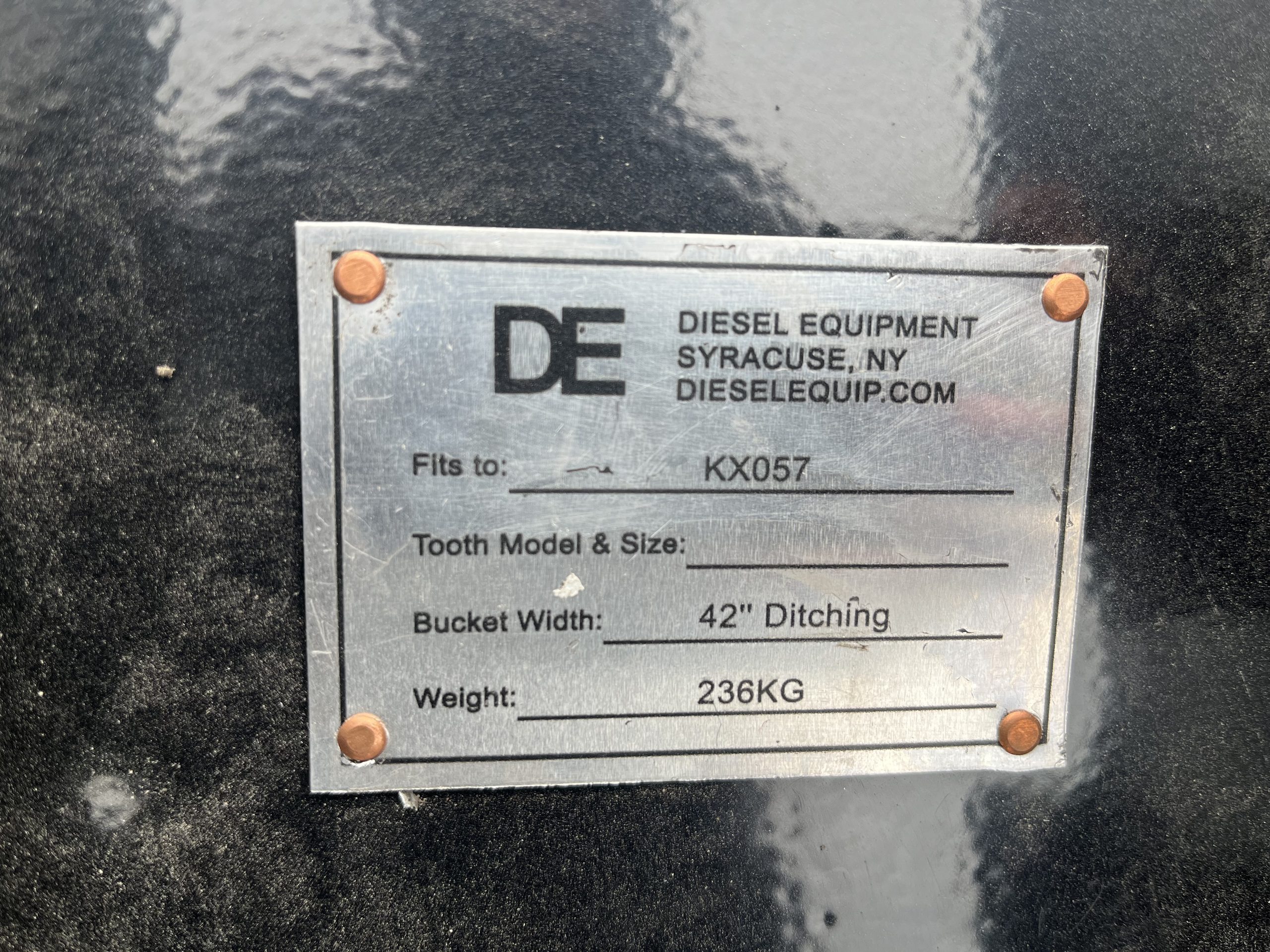 42" Ditch Bucket BOCE for Kubota K7915 Coupler - Image 8