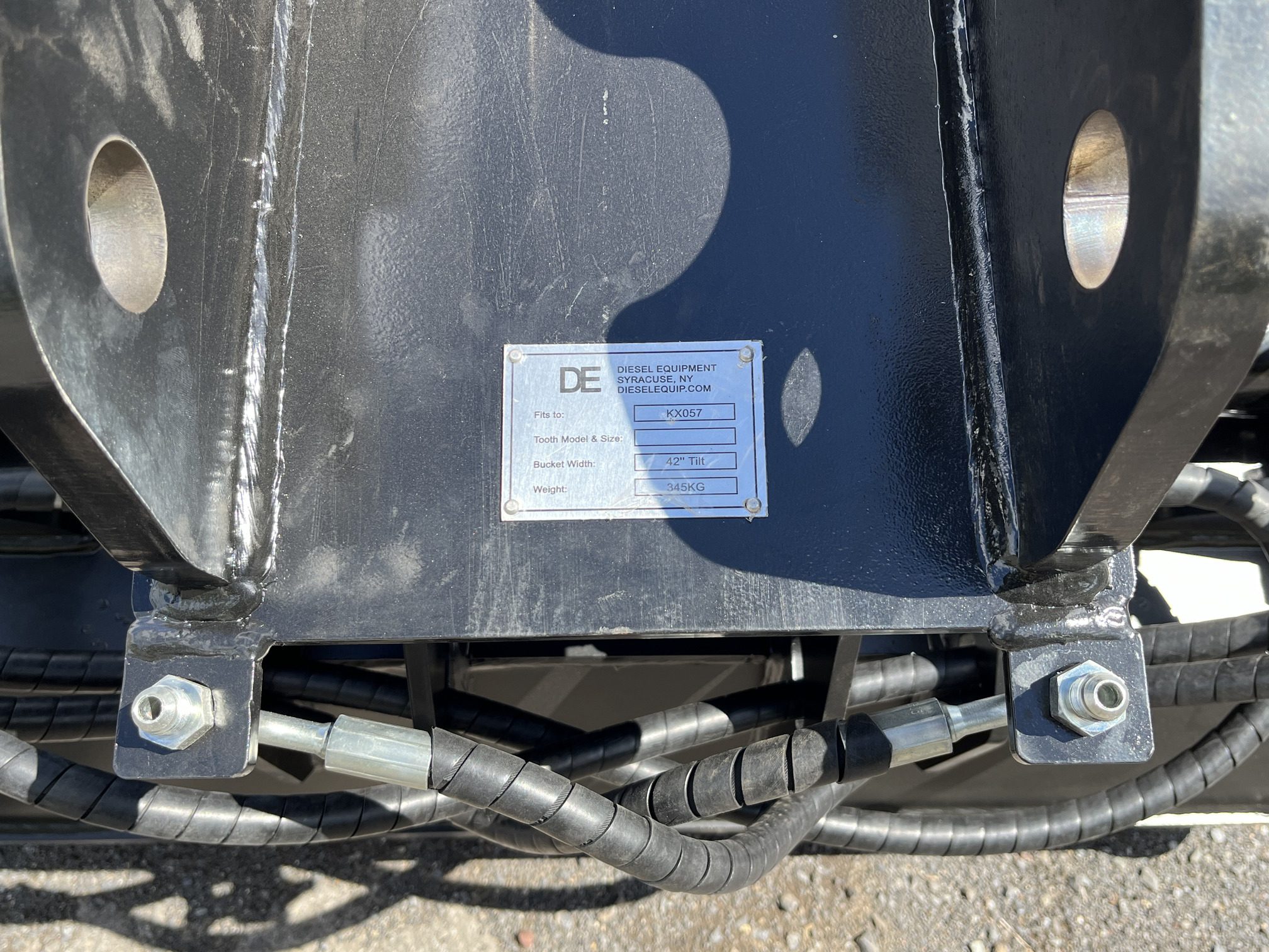 42" Tilt Ditch Bucket BOCE for Kubota K7915 Coupler - Image 11