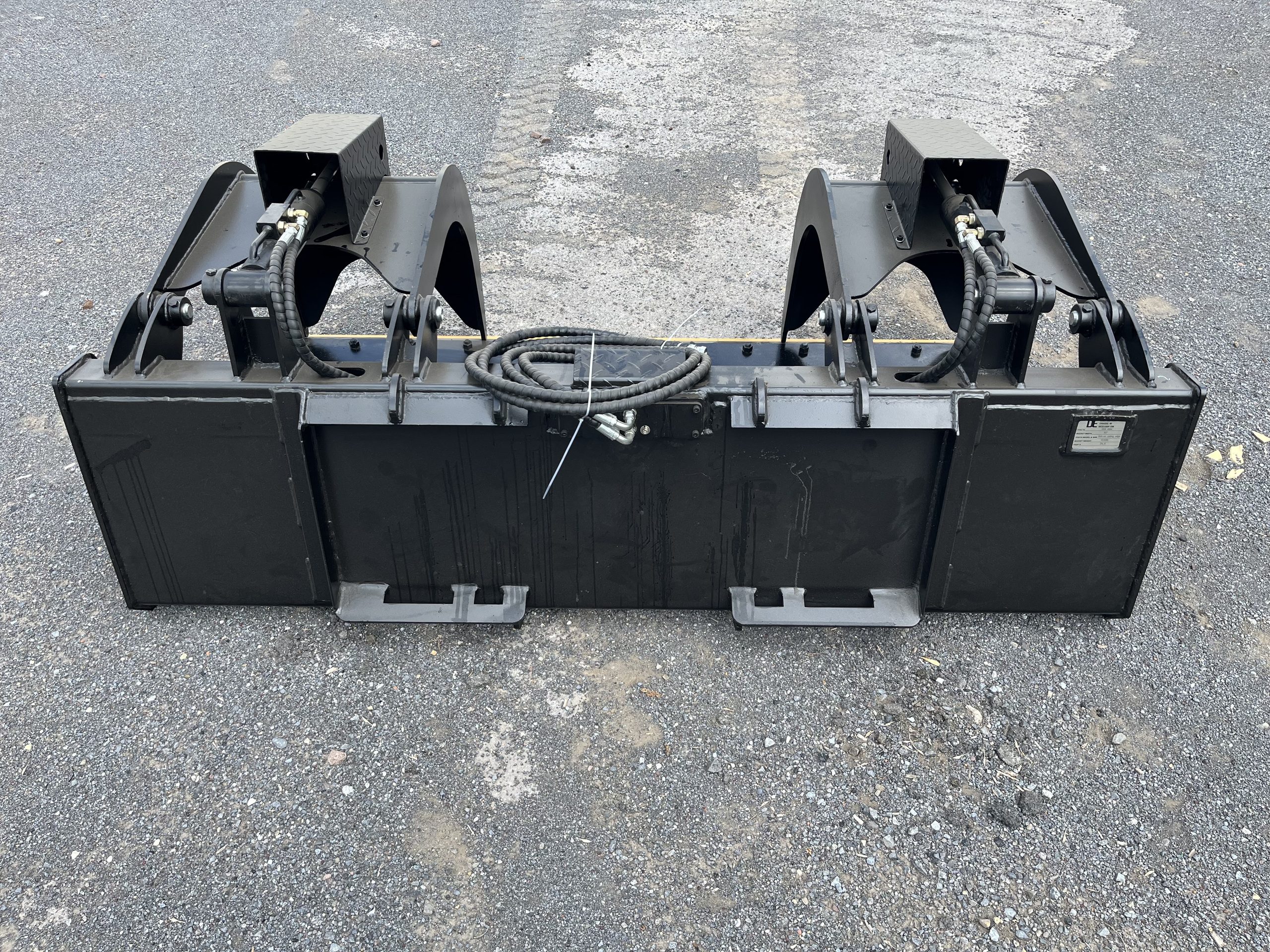 80" Heavy Duty Skid Steer Hydraulic Grapple Bucket - Image 5