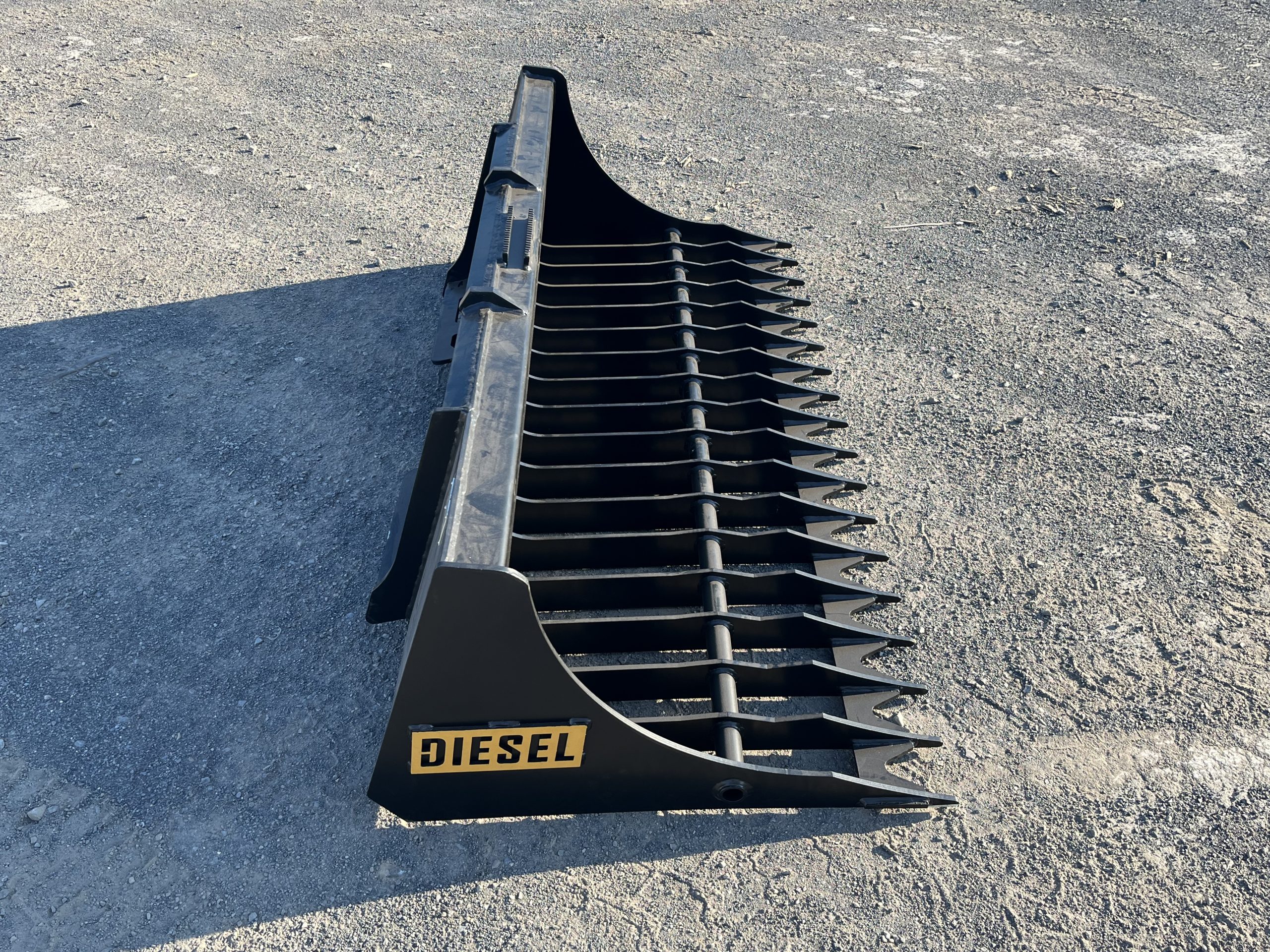 74" Heavy Duty Low Profile Skid Steer Screening Bucket - Image 2