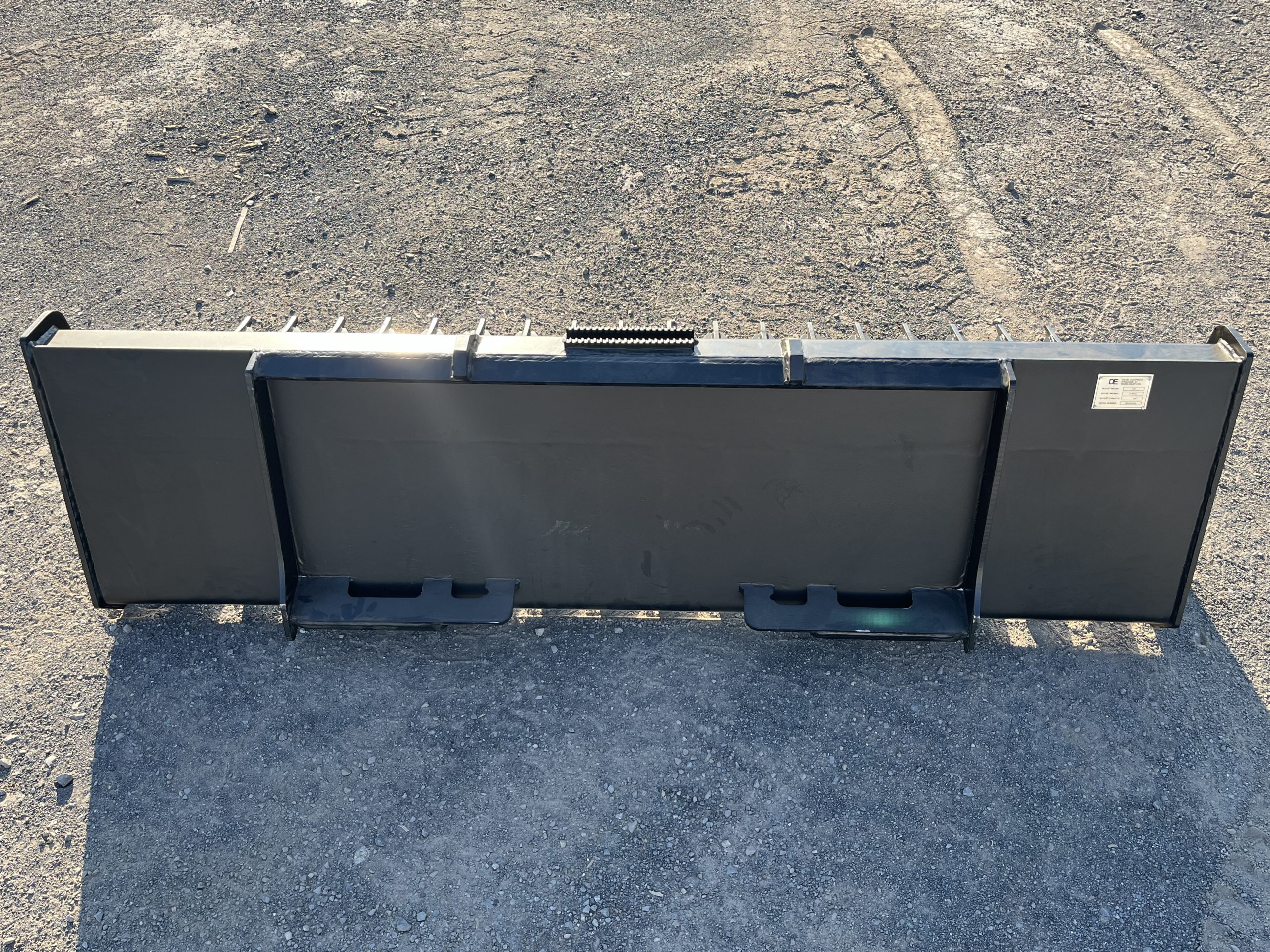 74" Heavy Duty Low Profile Skid Steer Screening Bucket - Image 4
