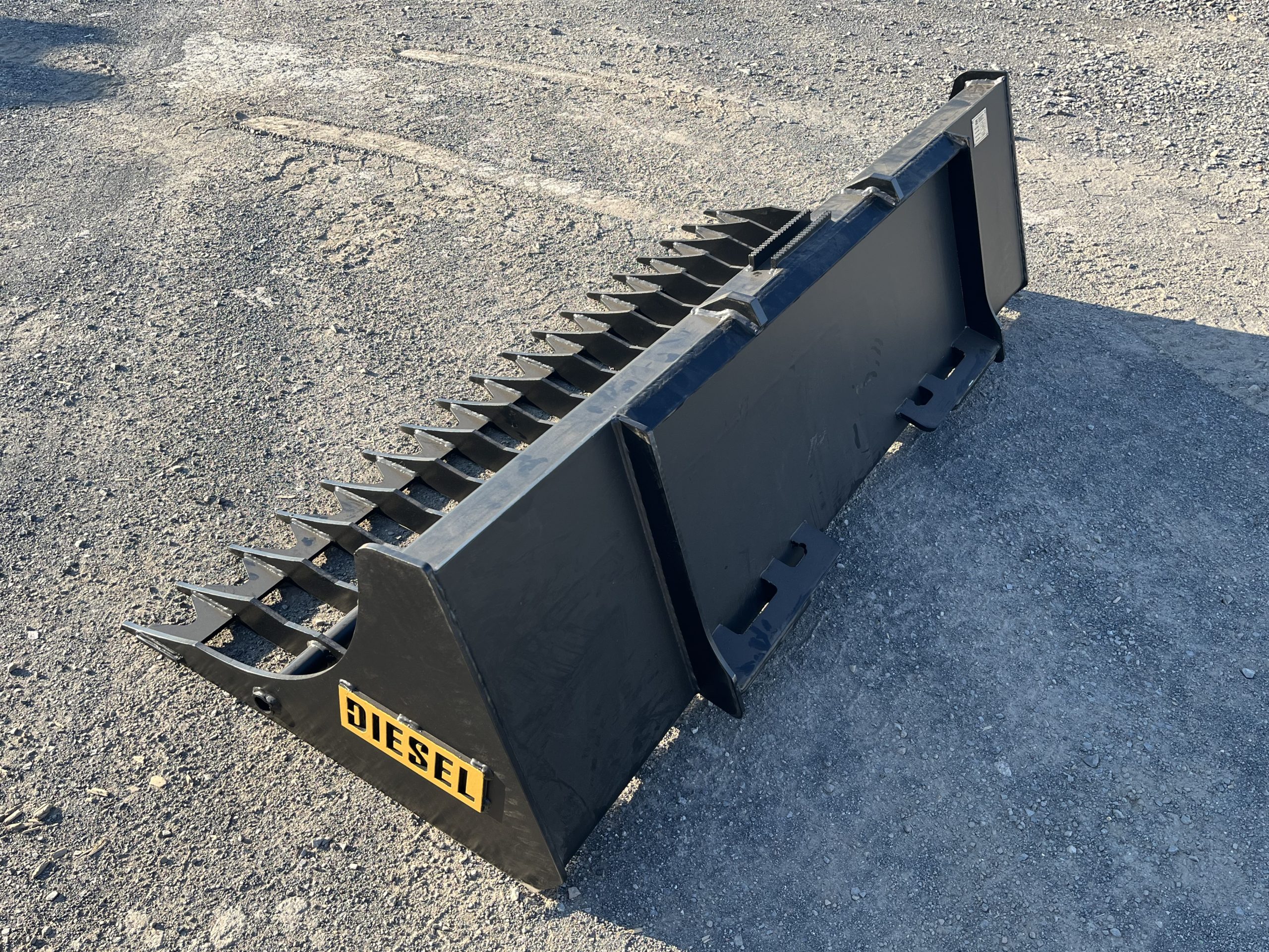 74" Heavy Duty Low Profile Skid Steer Screening Bucket - Image 5