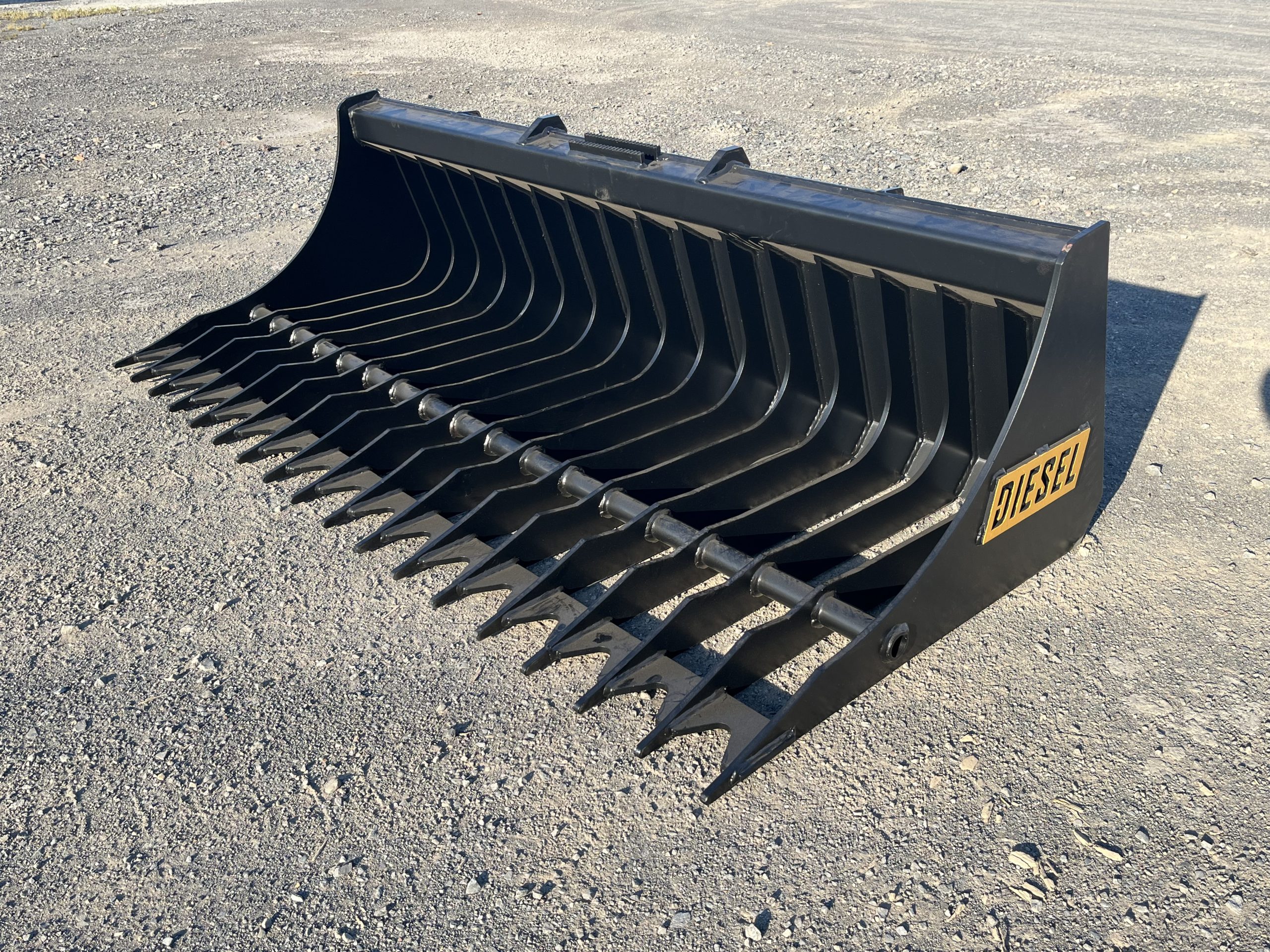 74" Heavy Duty Low Profile Skid Steer Screening Bucket - Image 6