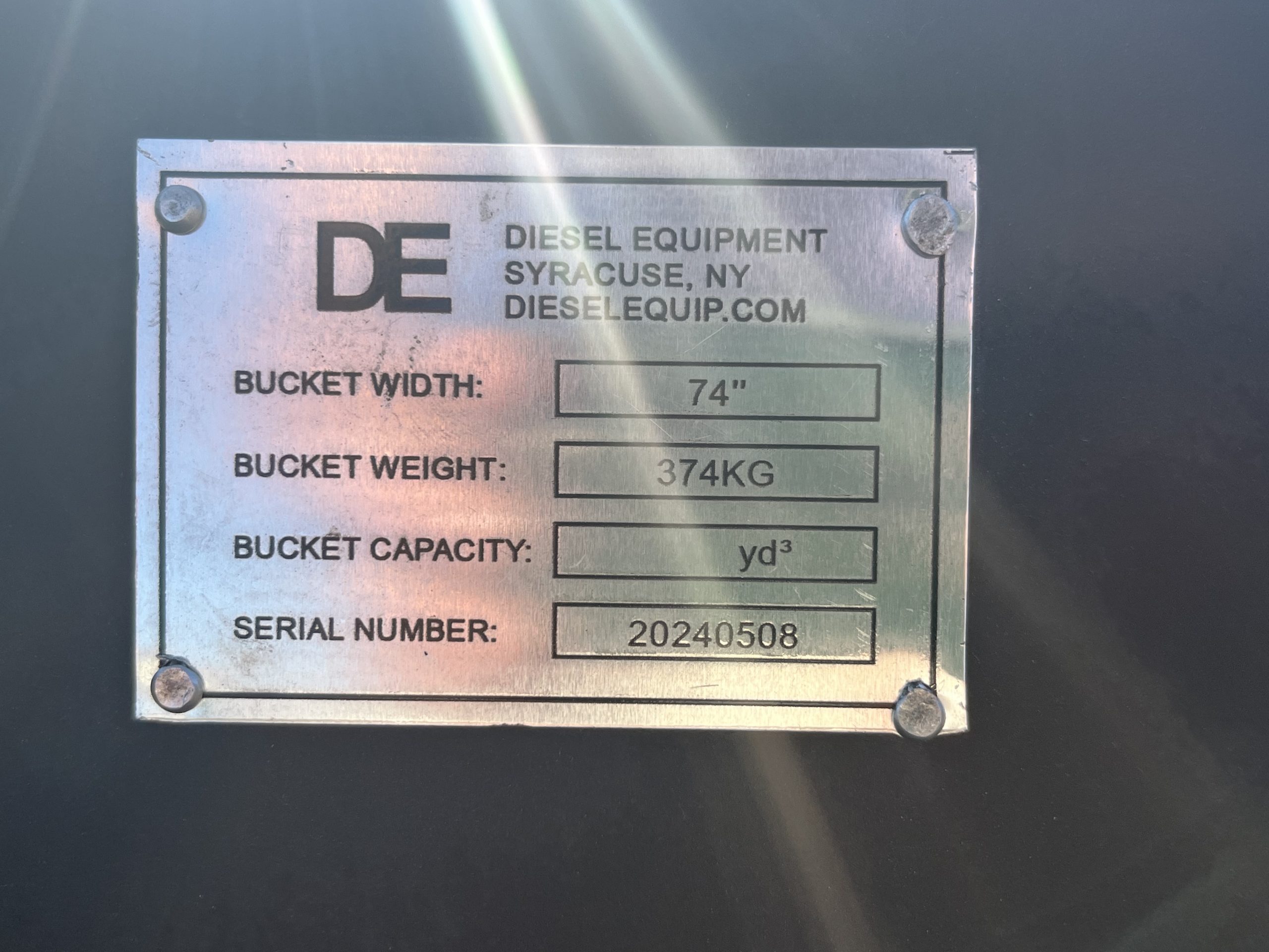 74" Heavy Duty Low Profile Skid Steer Screening Bucket - Image 9